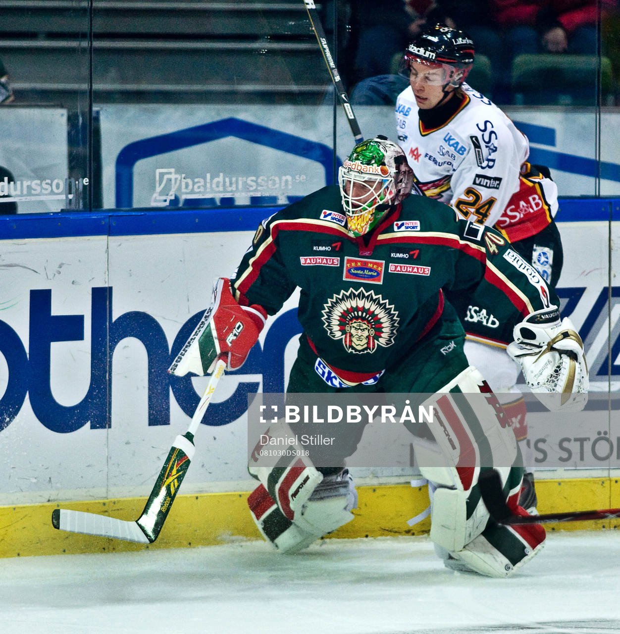Johan Holmqvist, målvakt, Frölunda. Johan Harju, Luleå