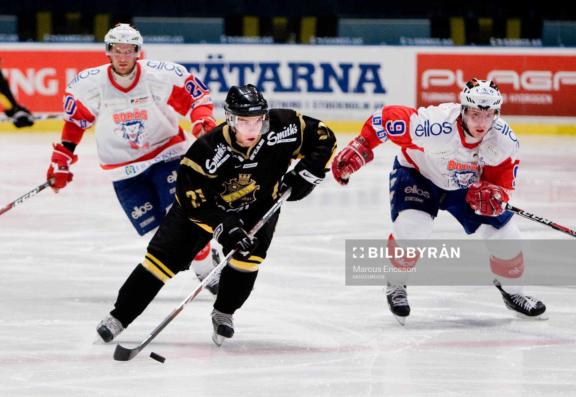Patrik Ahlstrand, och Anders Eriksson, jagar Christian