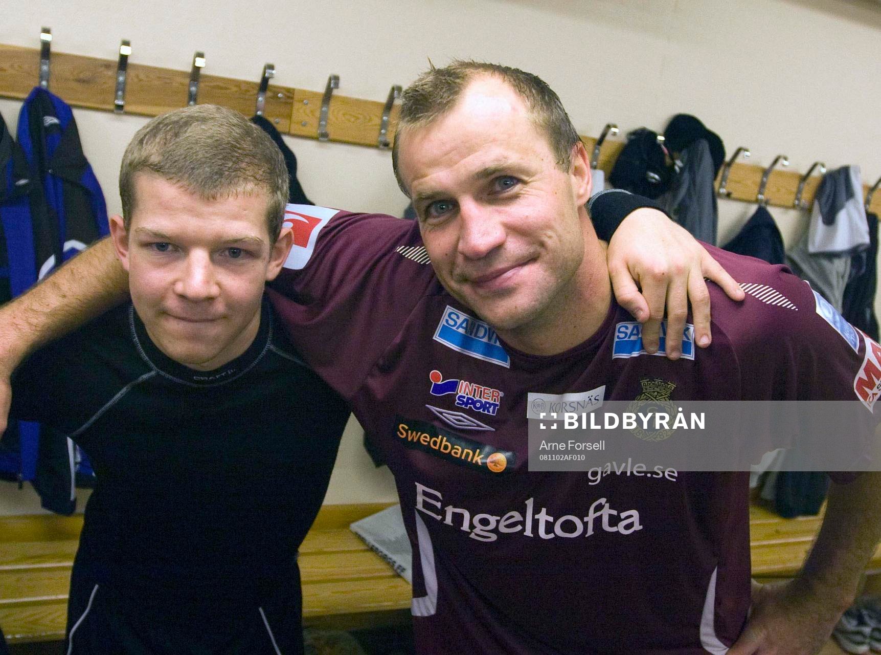 Jonas Lantto och Hans Berggren - Gefles målskyttar
