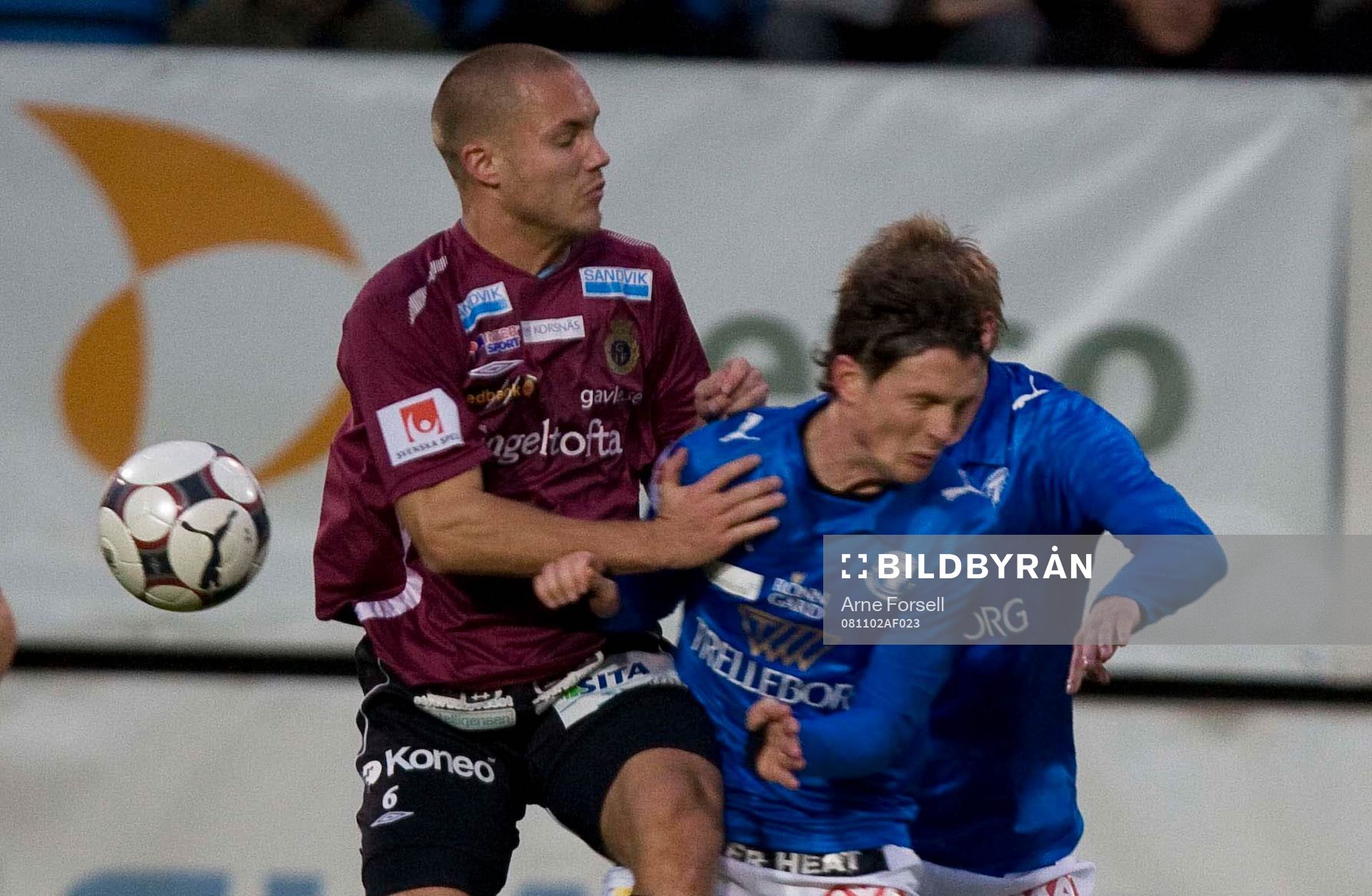 Kristian Haynes trängs med  Anders Wikström