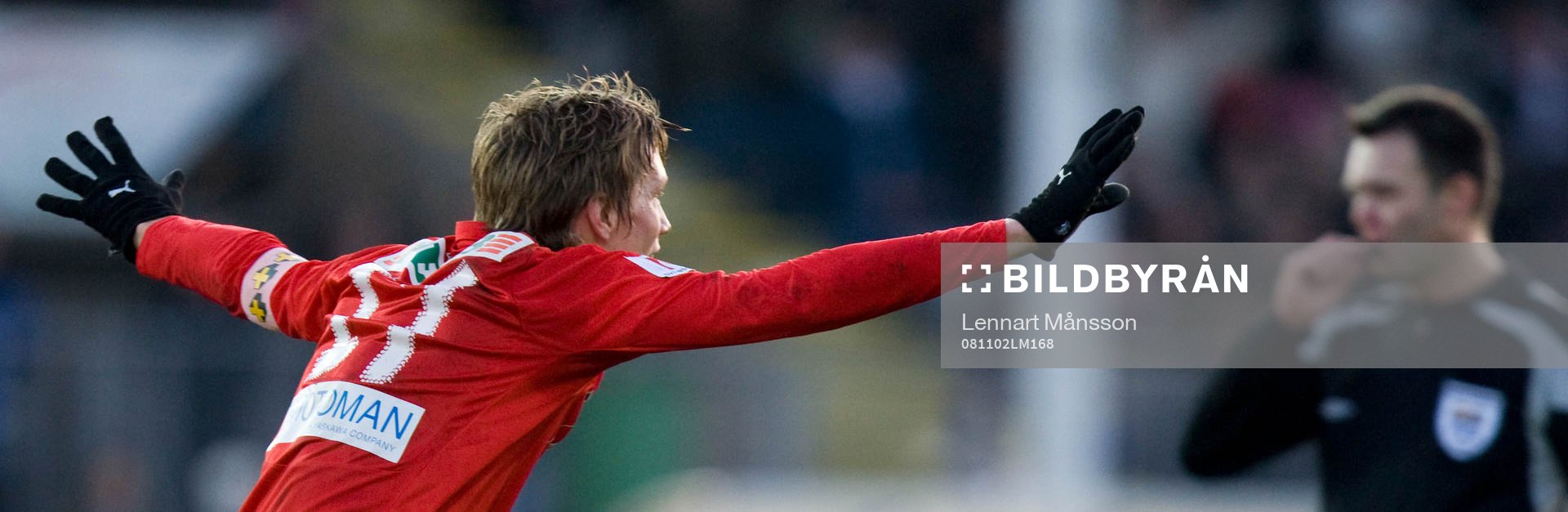   2-0 Viktor Elm, jubel.
