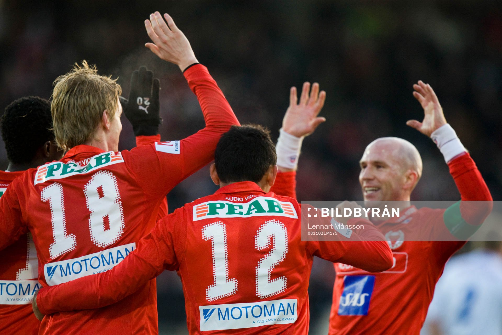  Jubel, Rasmus Elm, Daniel Sobralense och Henrik Rydström.
