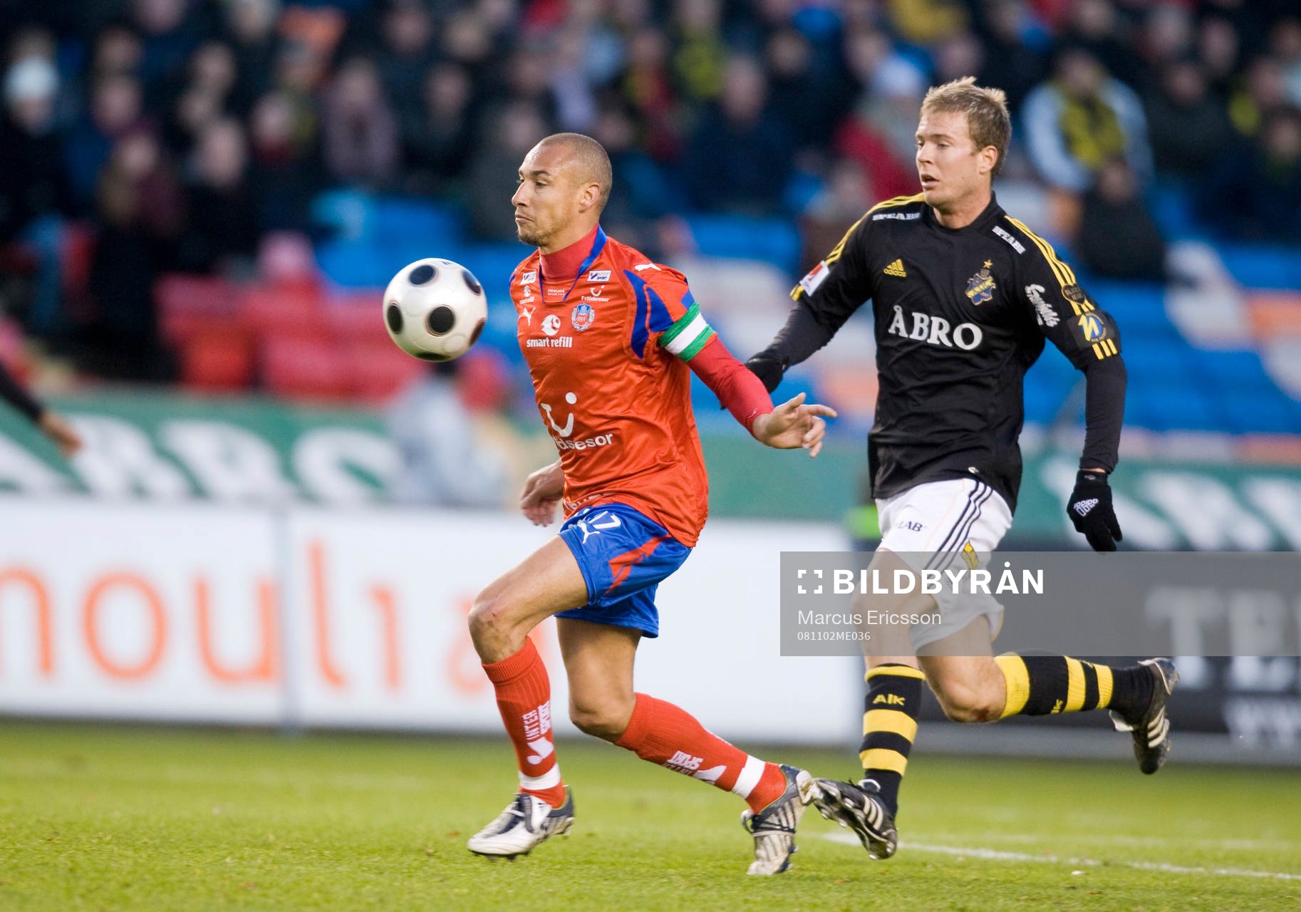 Henrik Larsson, Helsingborg och Per Karlsson, AIK