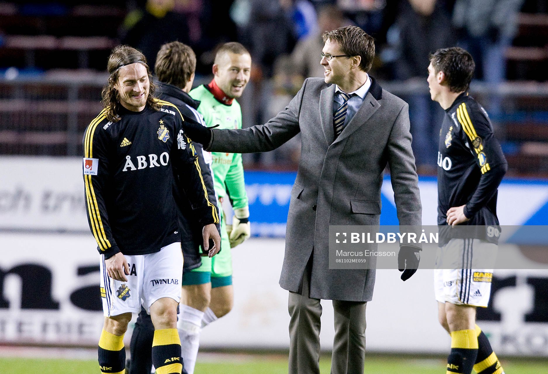 Rikard Norling, tränare  med Mats Rubarth