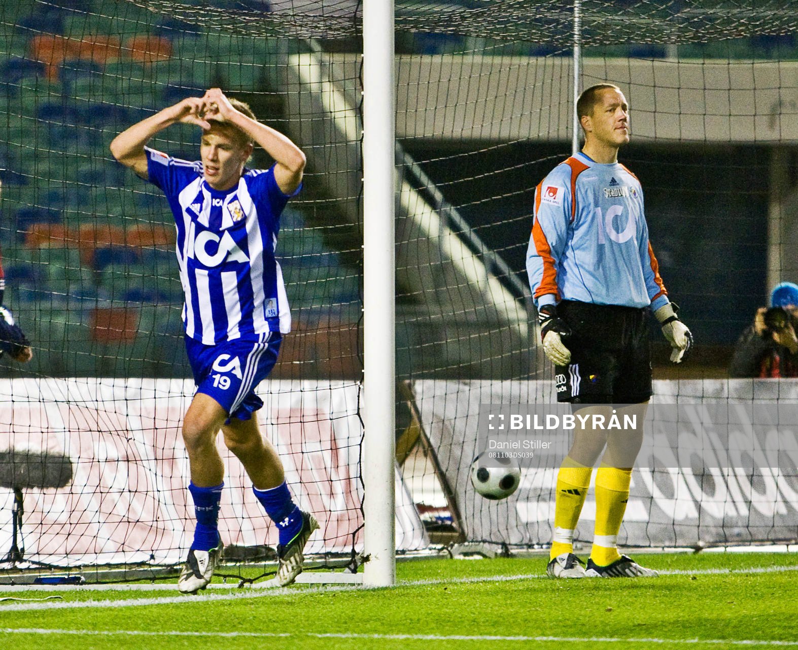 Pontus Wernbloom, Göteborg, gör 1-0. Oskar Wahlström,