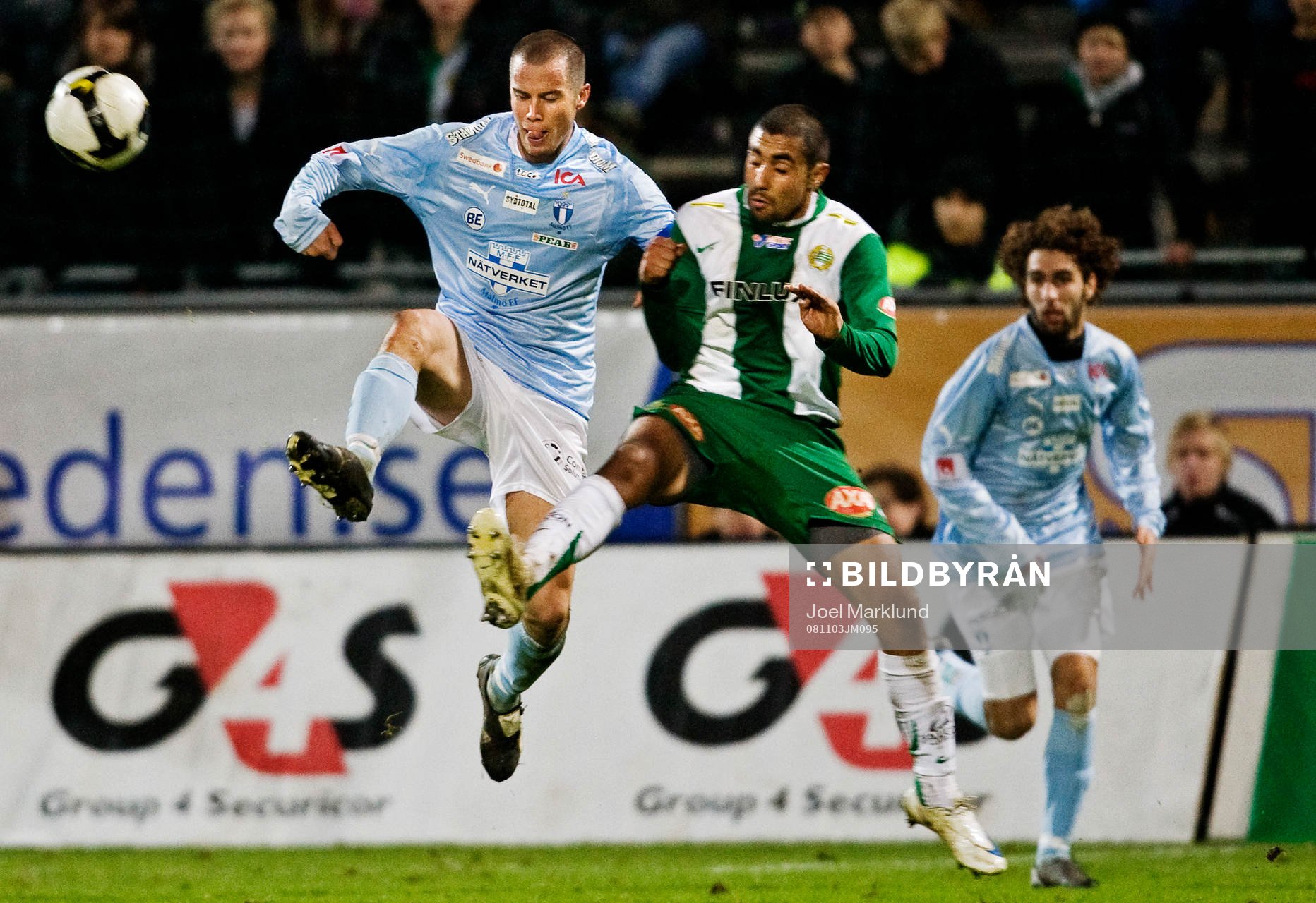 Daniel Andersson, Malmö, är före Sebastian Castro-Tello,