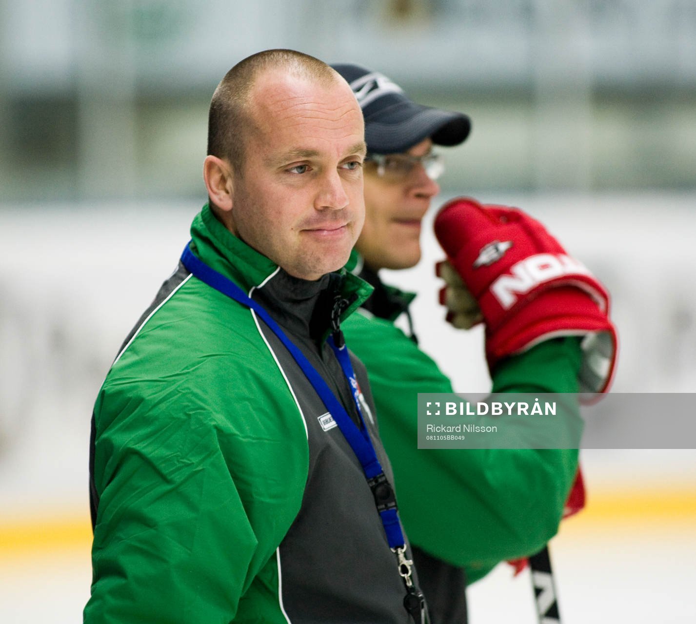 Peter Johansson och Björn Hellkvist, tränare