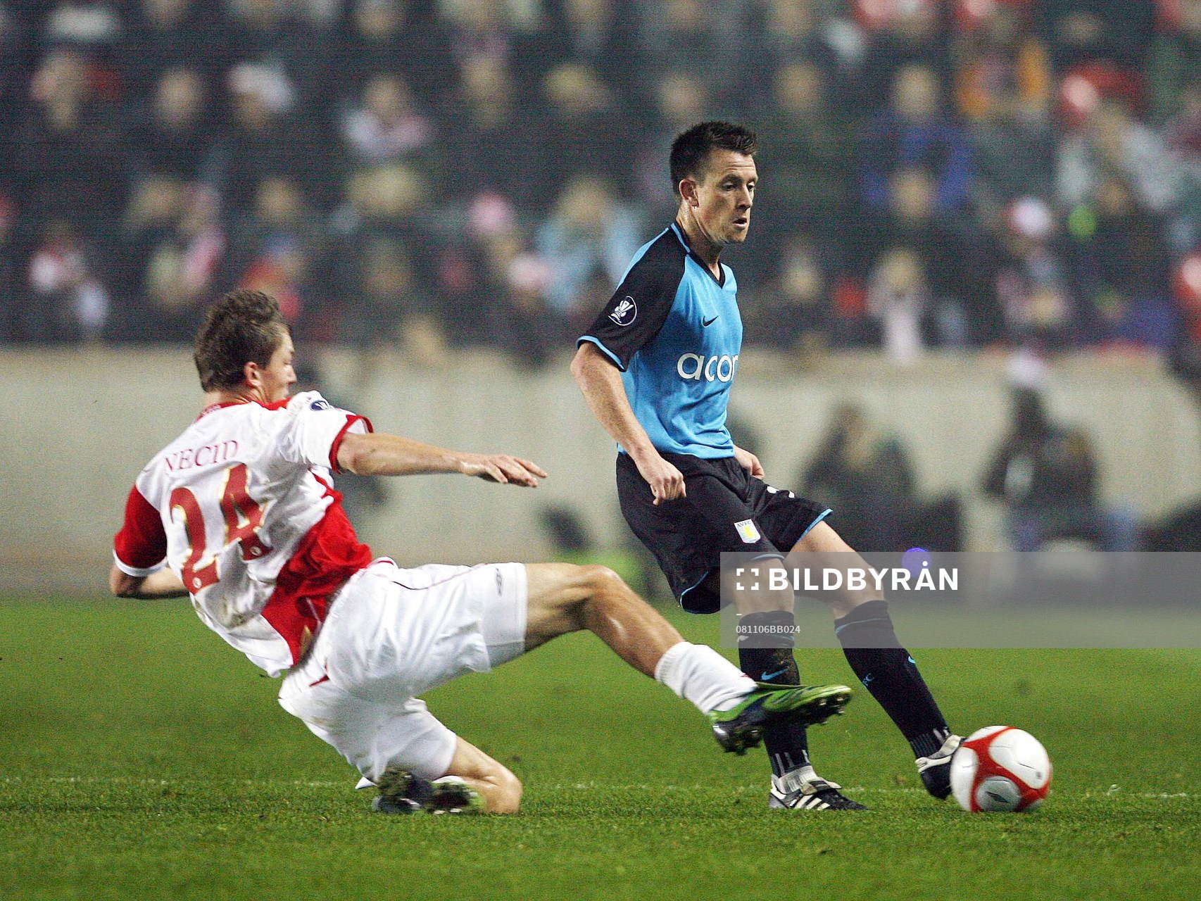  Tomas Necid, Slavia Prag och Nicky Shorey, Aston Villa.