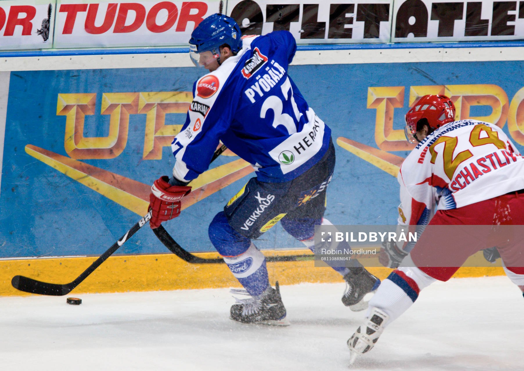 Mika Pyörälä, Finland och Petr Schastliviy, Ryssland
