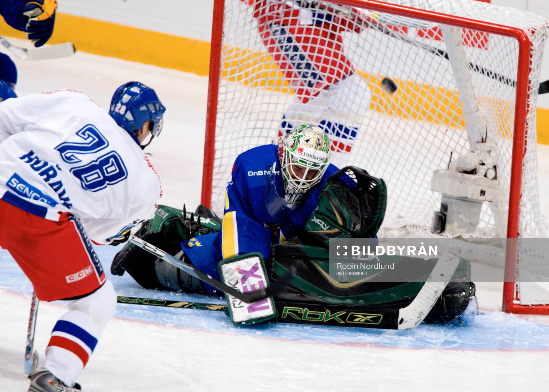 Jonas Gustavsson, Målvakt Sverige släpper in mål av