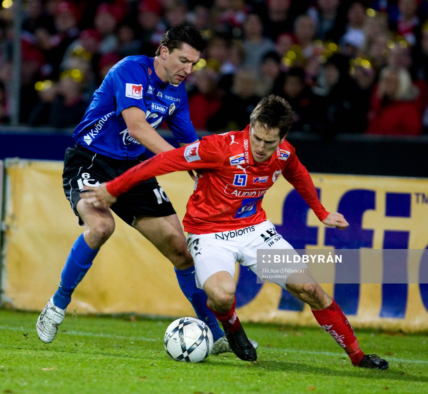 Mikael Rosén, Halmstad och Abiola Dauda, Kalmar