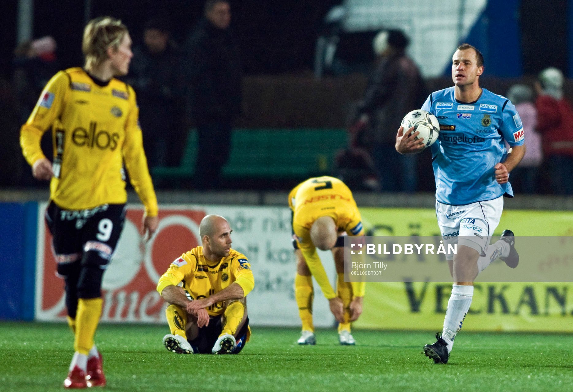 Hans Berggren, Gefle reducerade till 1-2