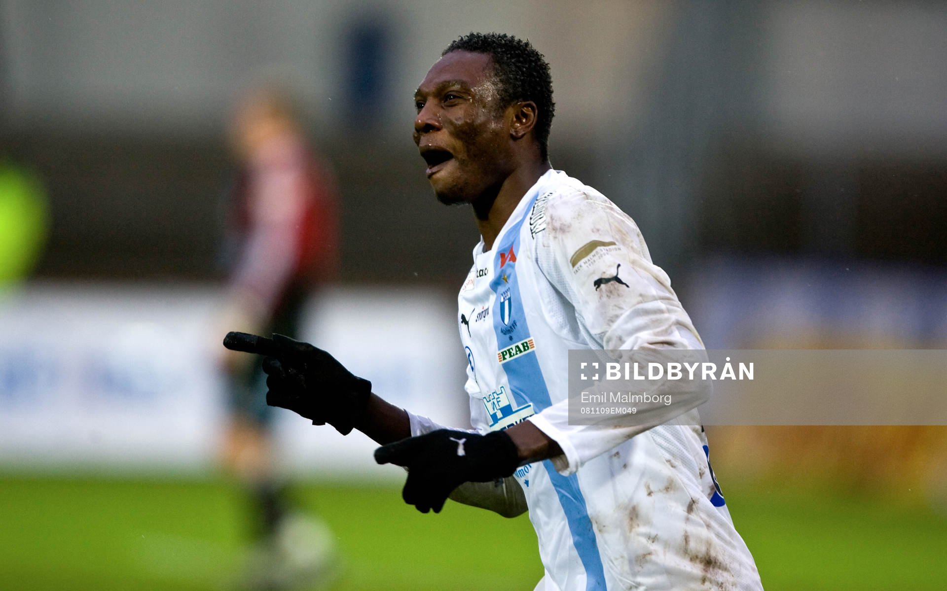 Edward Ofere, Jubel vid 3-0