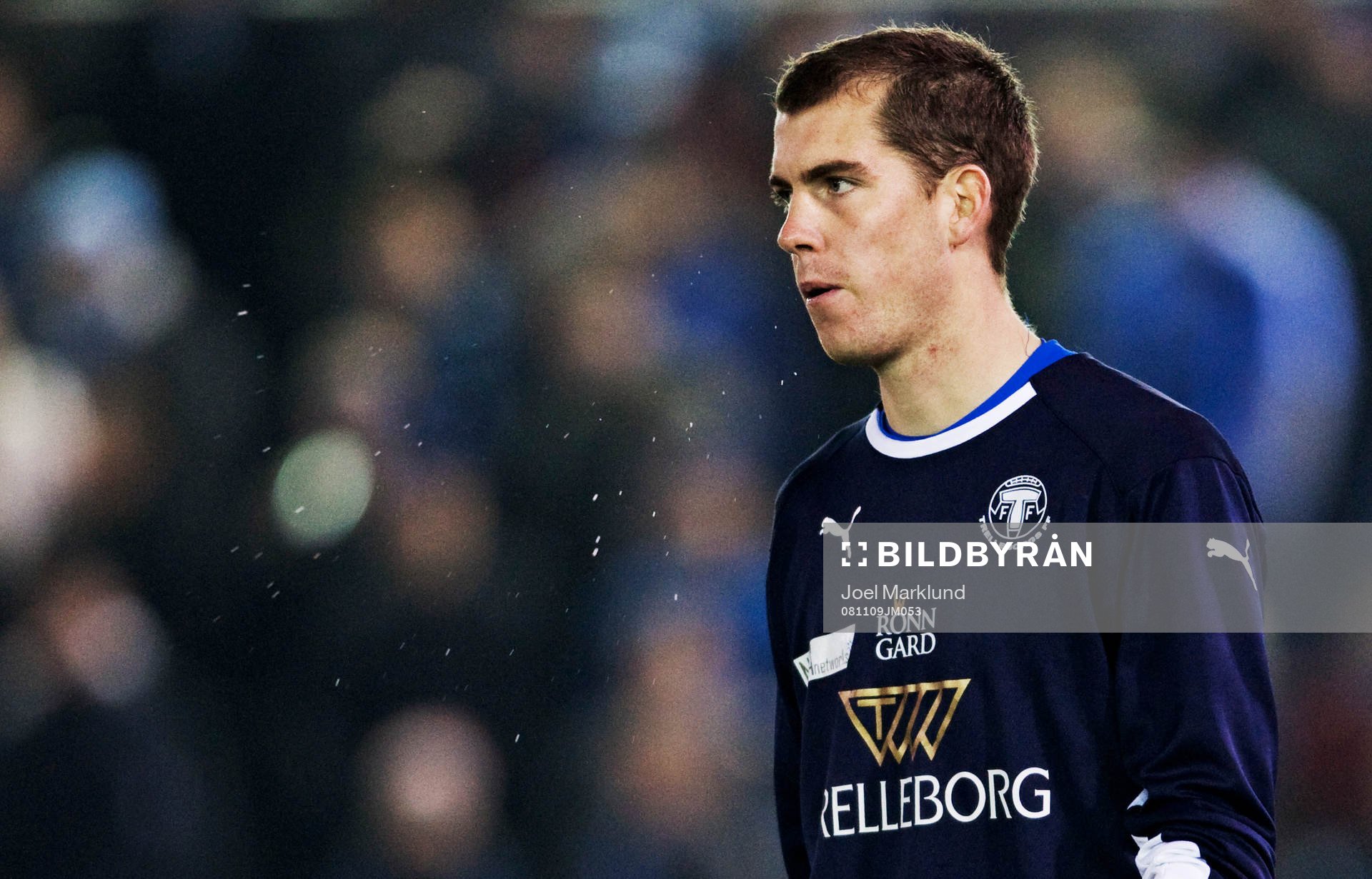 Johan Dahlin, målvakt, spottar