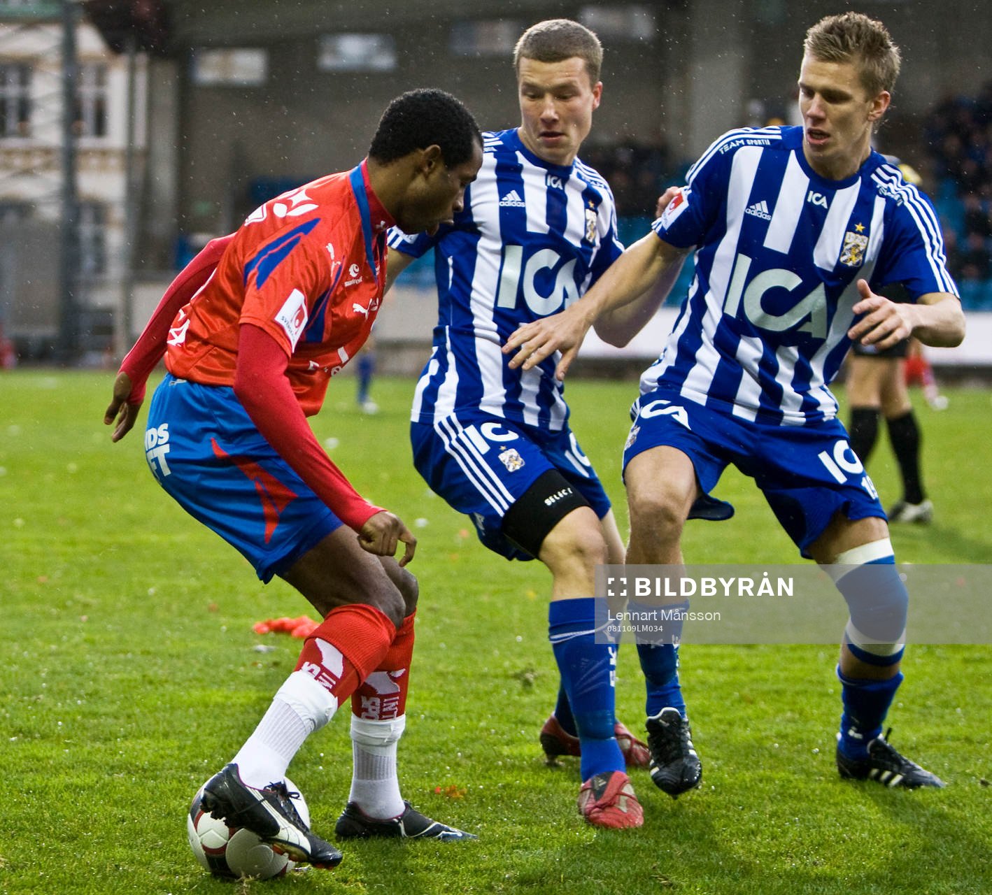 Rene Makondele, Jakob Johansson och Pontus Wernbloom