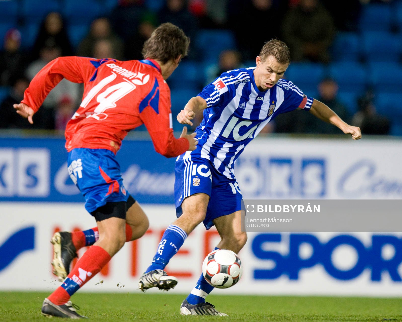 Niclas Alexandersson mot debutanten Johan Eiswohld