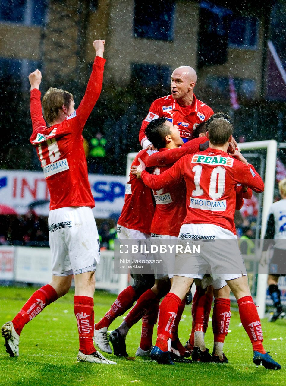 Jubel i Kalmar, Henrik Rydström överst i högen
