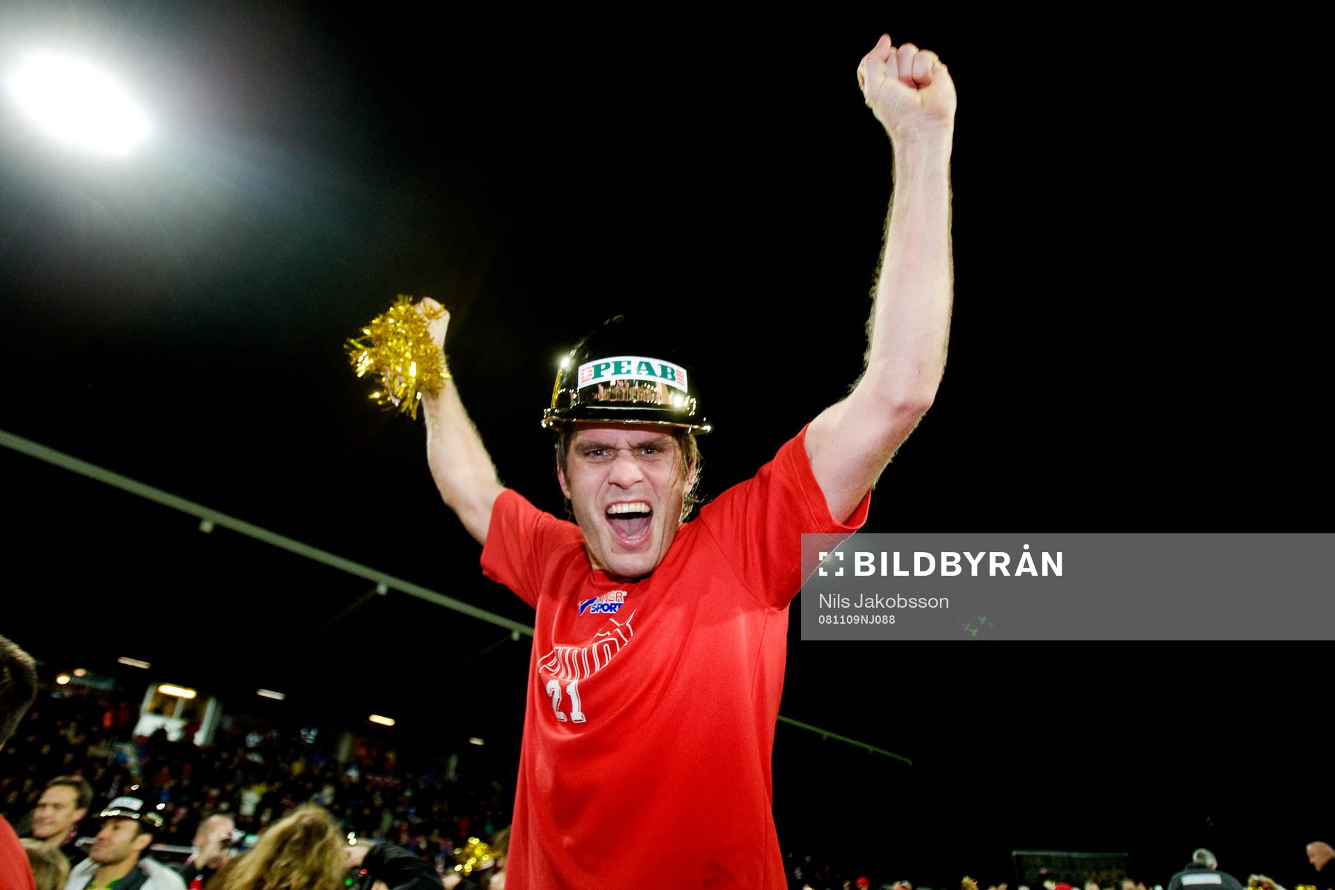 Lasse Johansson,  Jubel, glädje, Svenska Mästare 2008,