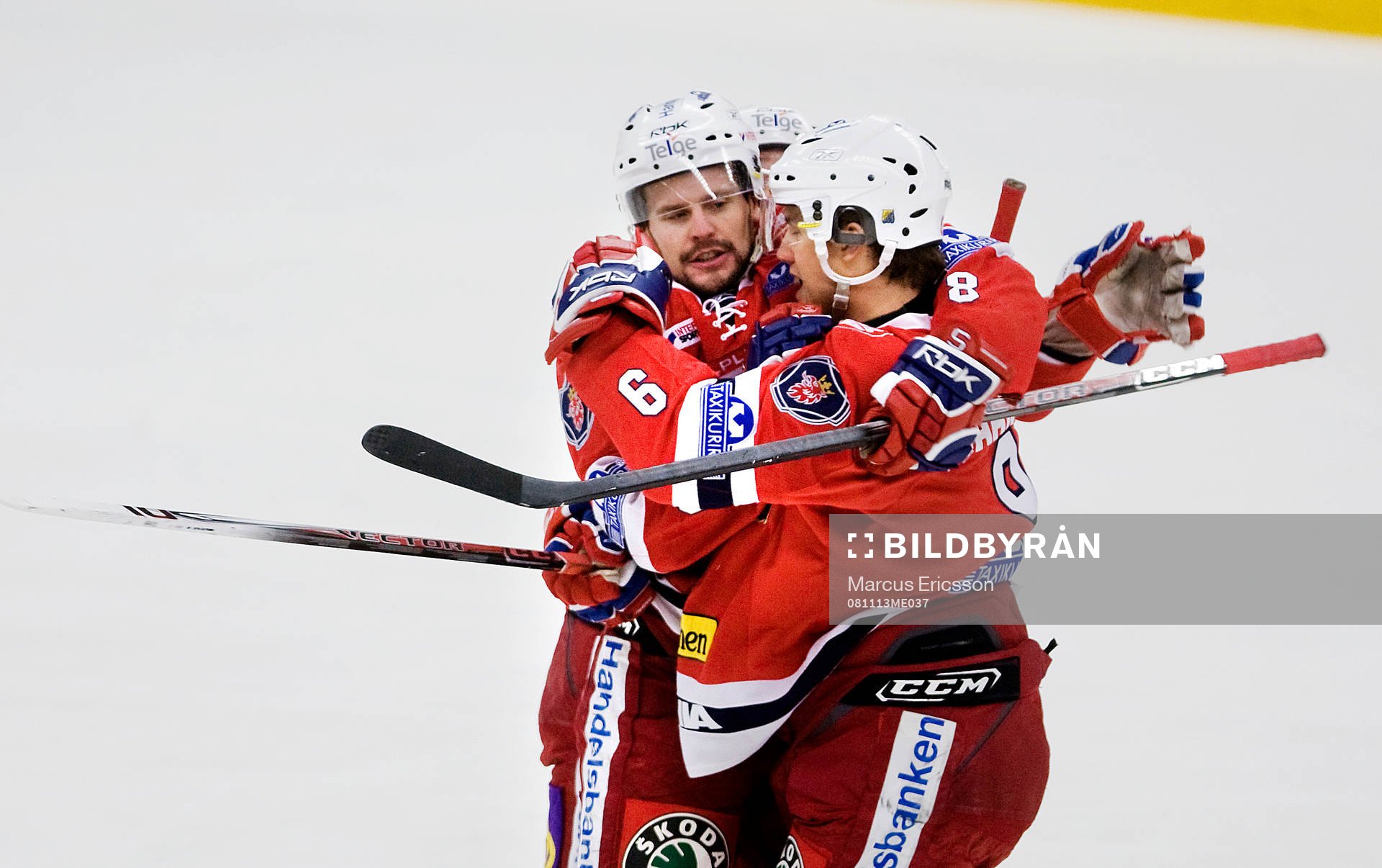 Martin Cibak och Topi Jaakola, jubel