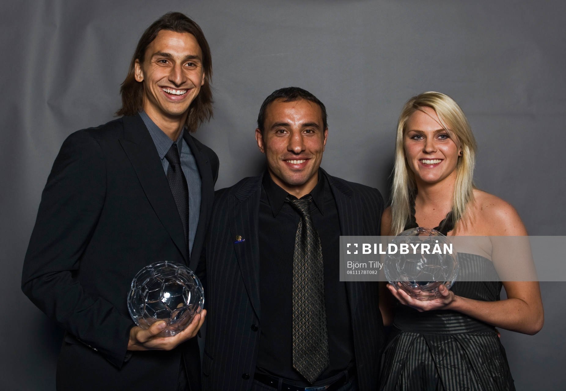 Årets forward, Zlatan Ibrahimovic,  Ara Abrahamian och
