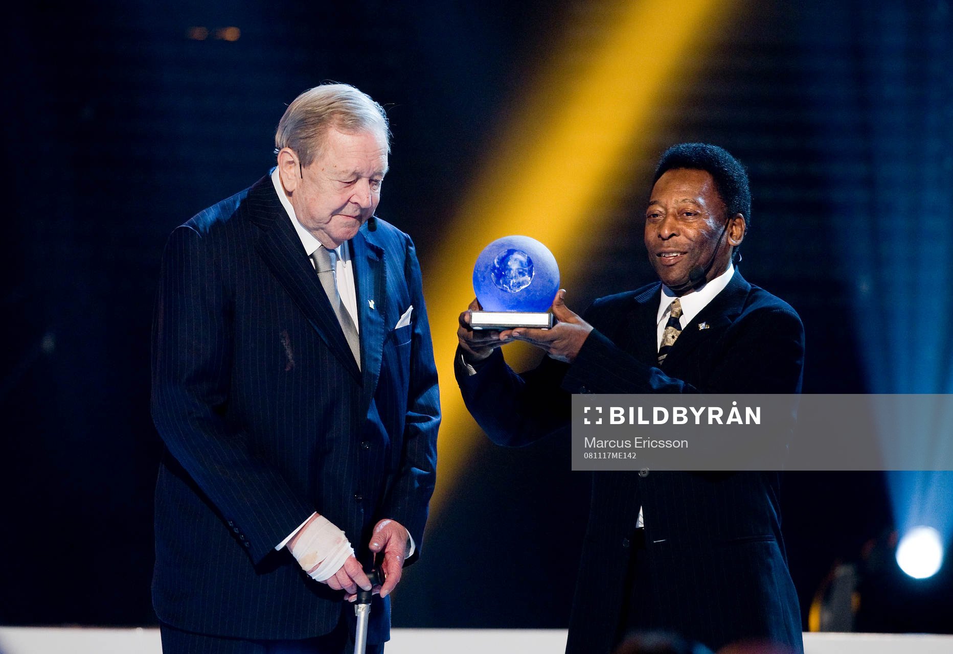 Lennart Johansson och Pelé