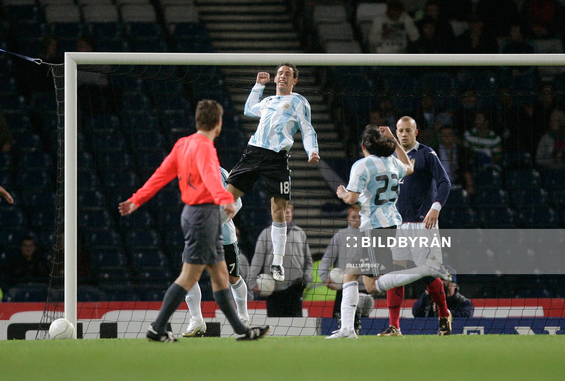 Maxi Rodriguez, Argentina, jubel