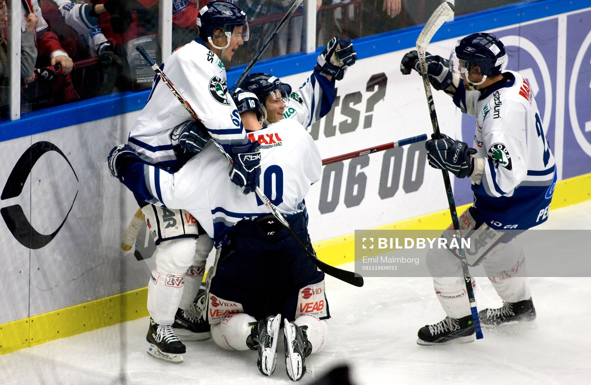 Gustav Hjalmarsson, Växjö. Jubel 2-0
