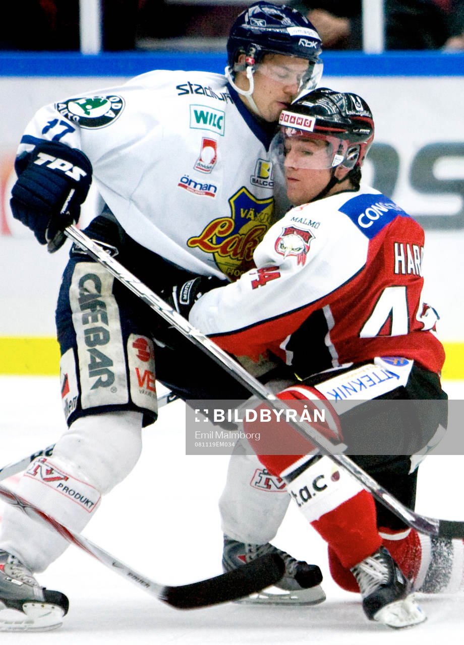 Patrik Carlsson, Växjö och Nichlas Hardt, Malmö tog en