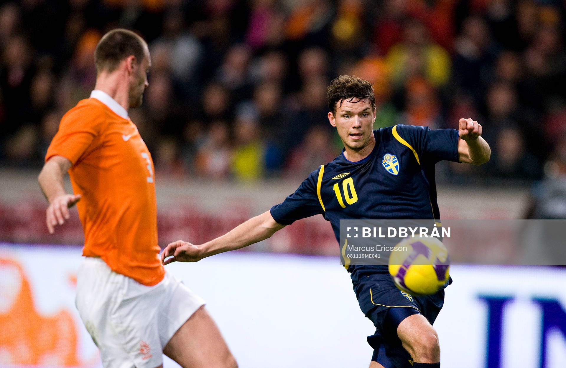 Marcus Berg, Sverige och André Ooijer, Holland