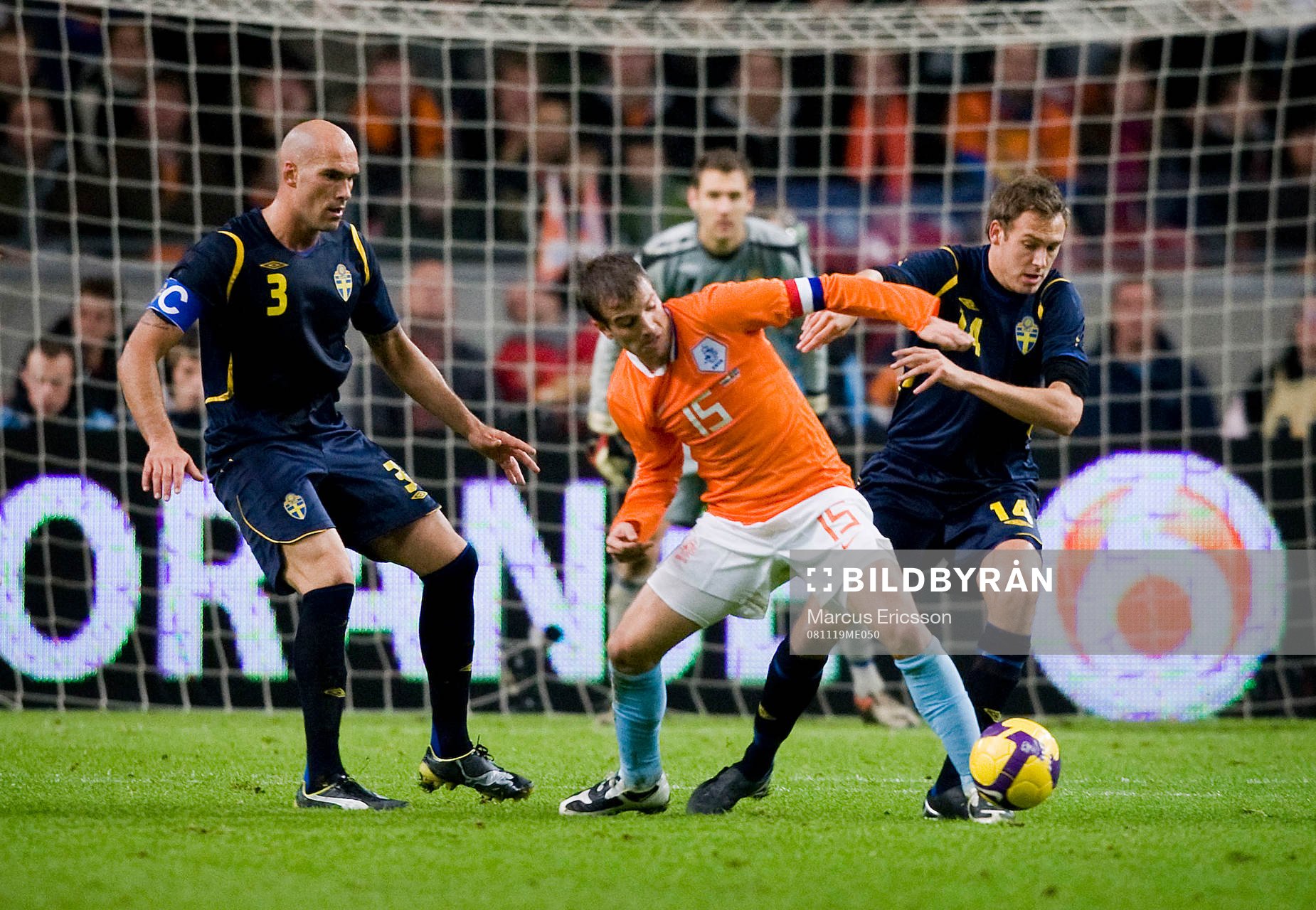 Daniel Majstorovic och Andreas Granqvist, Sverige med