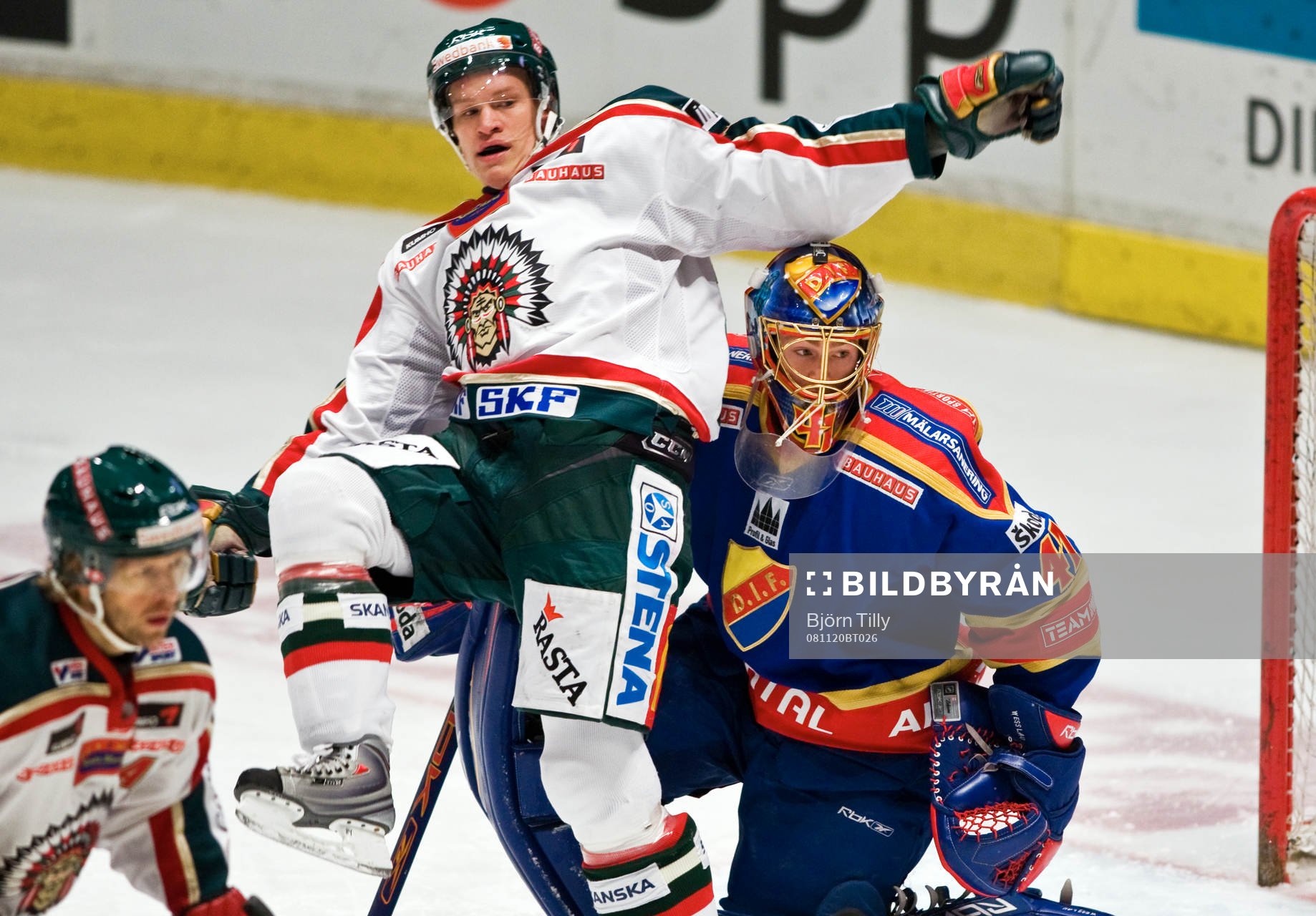 Patric Blomdahl, Frölunda och Gustaf Wesslau, målvakt,
