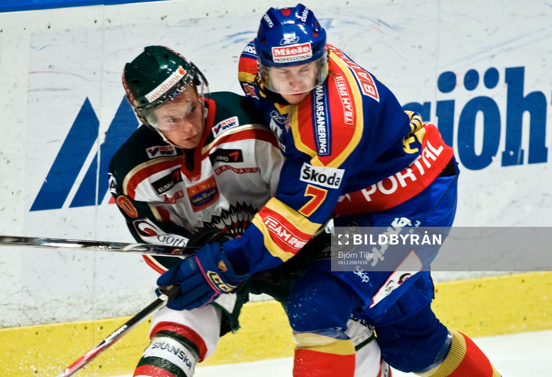 Fredrik Pettersson, Frölunda och Andreas Holmqvist,
