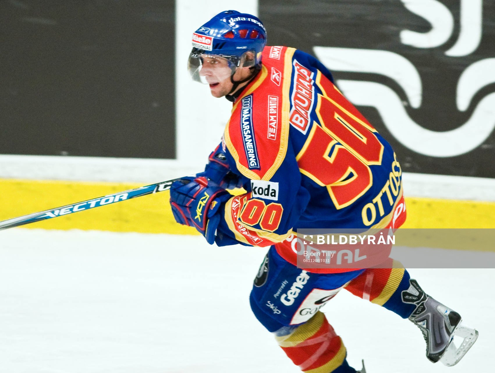 Kristoffer Ottosson, spelar sin 500:ade match