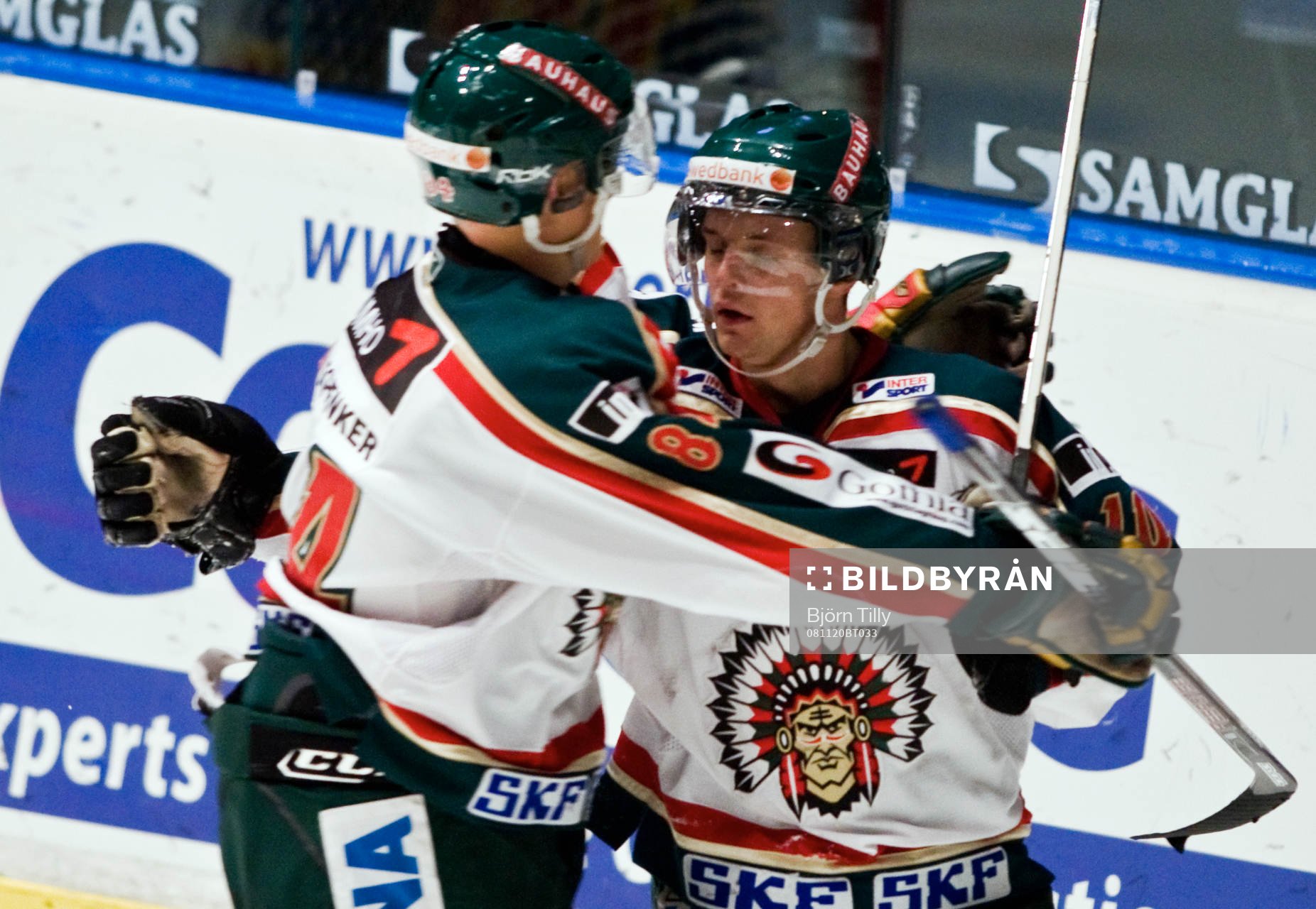 Fredrik Pettersson, gjorde 1-4  tom i tomt  mål