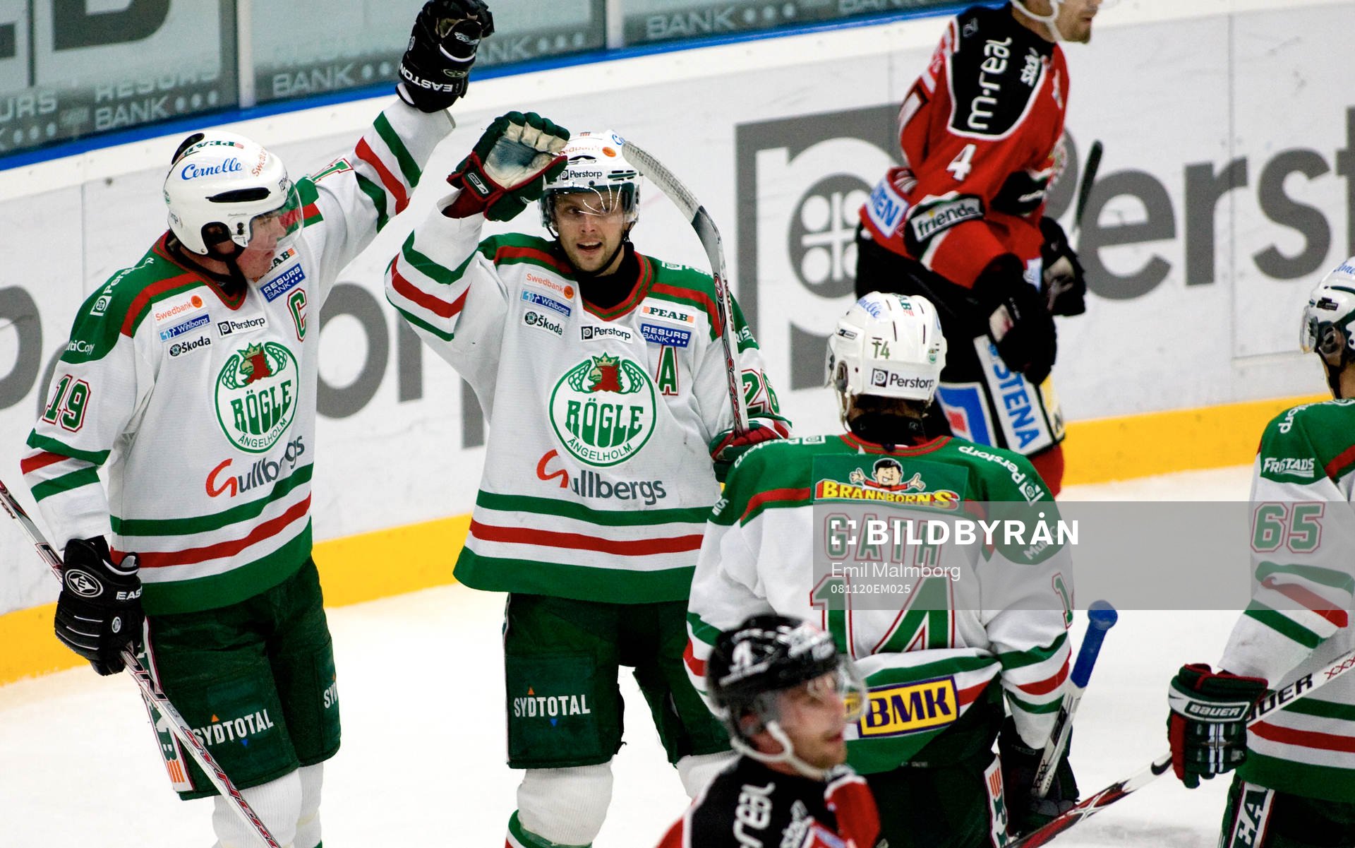 Kenny Jönsson, Rögle gör 1-0 Jubel