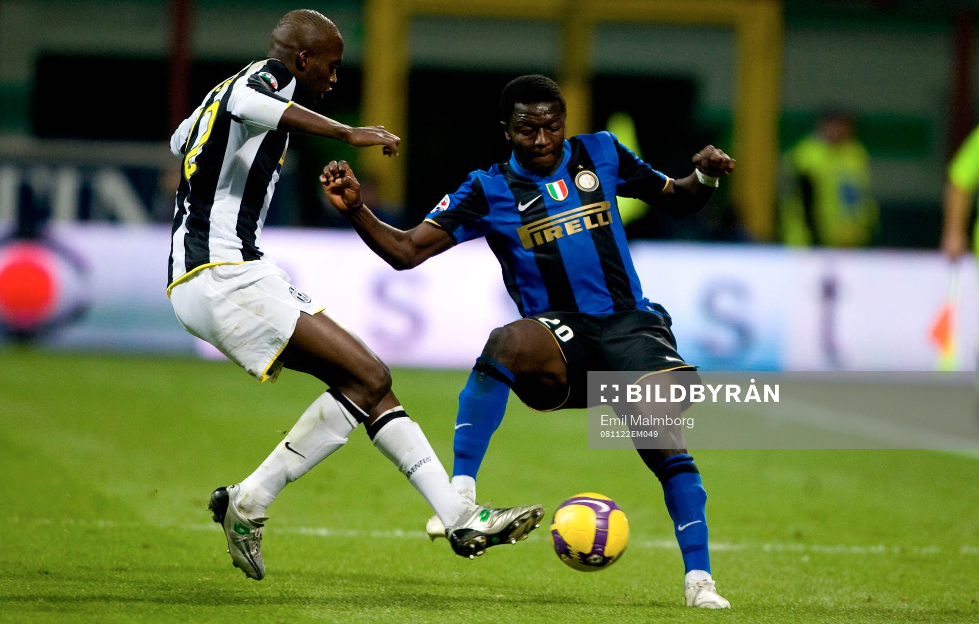  Mohamed Sissoko, Juventus och Sulley Muntari, Inter.