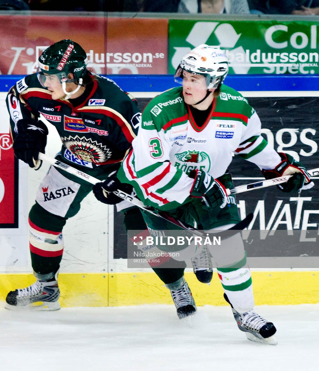 Karl Fabricius, Frölunda, Mathias Sjöberg, Rögle