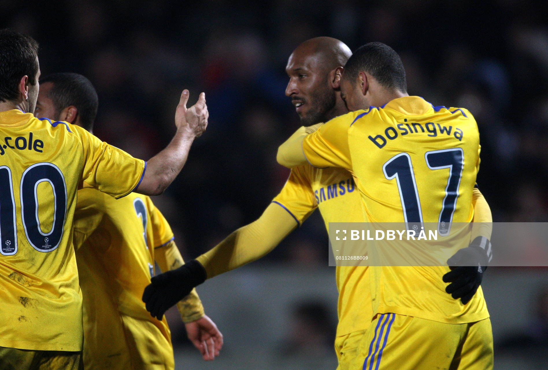  Nicolas Anelka, Chelsea, glädje, jubel.
