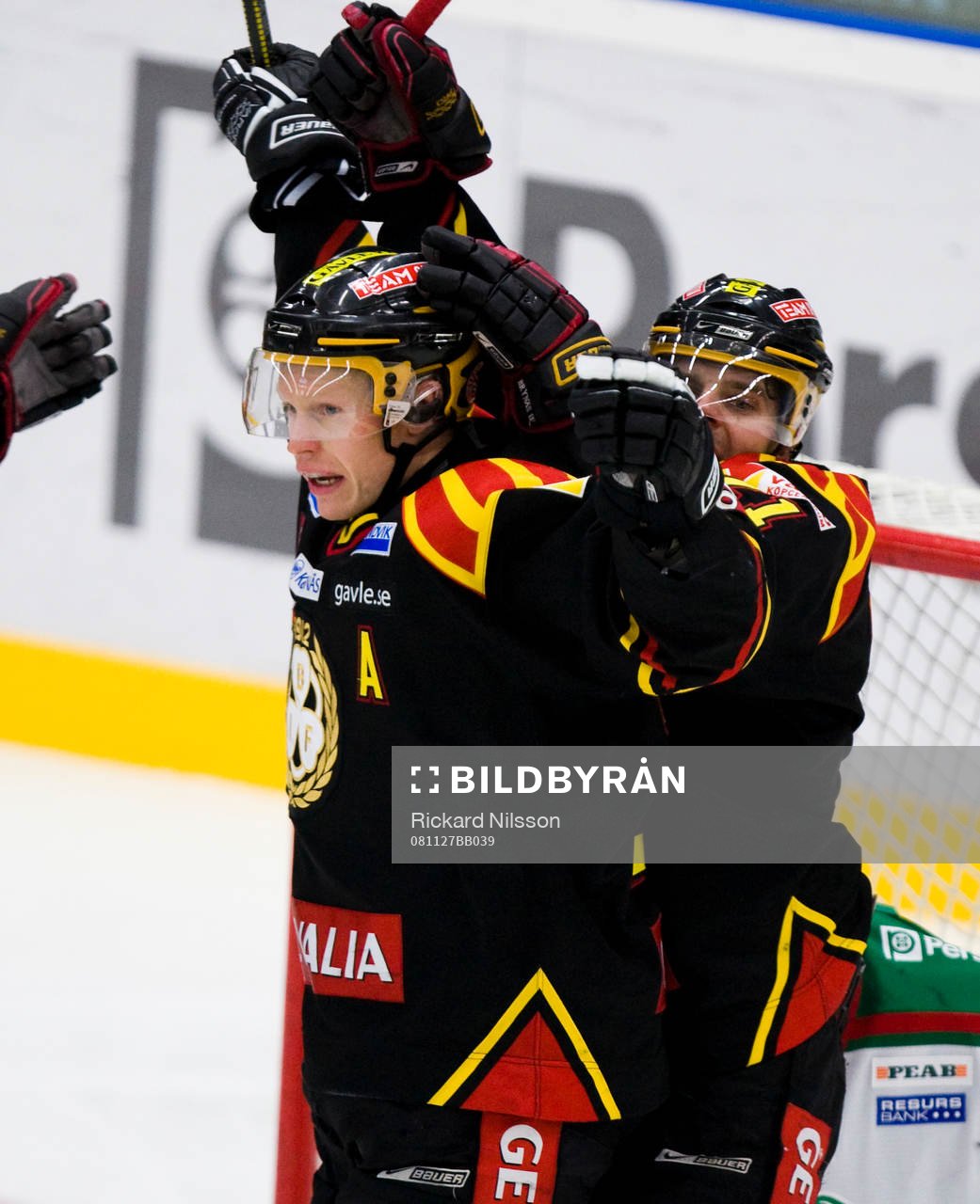 Ove Molin och Mads Hansen, jubel