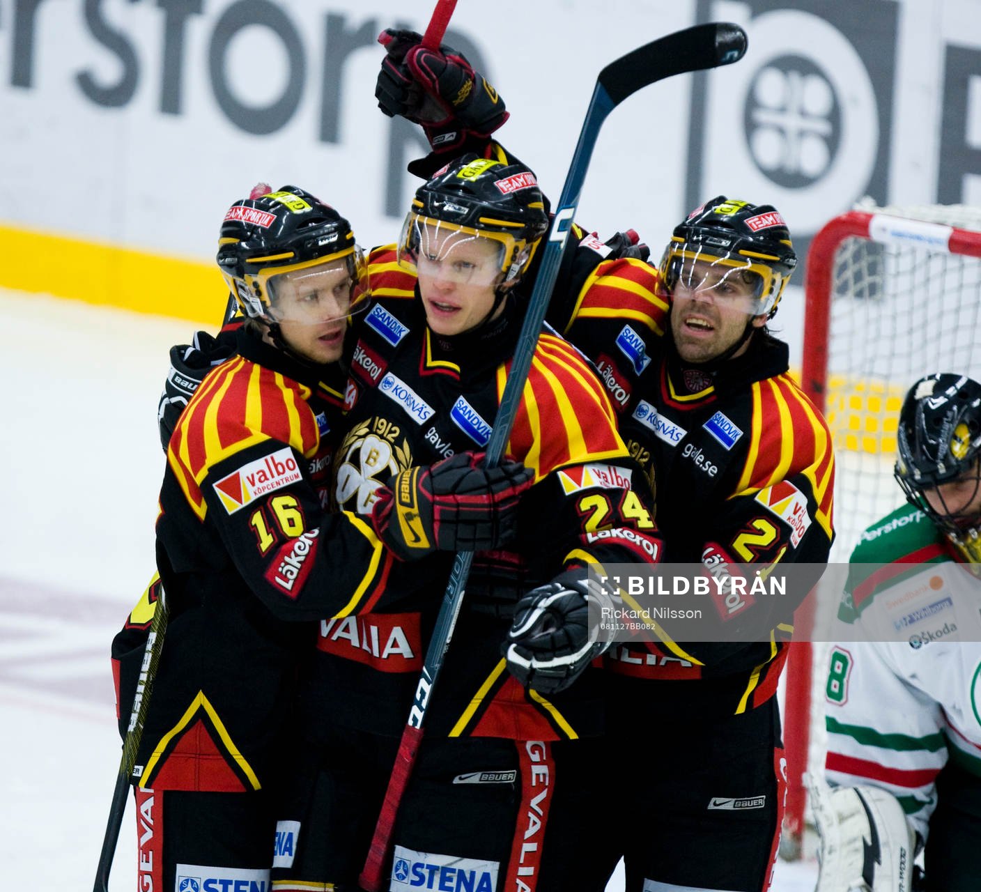 Sebastian Lauritzen, Mads Hansen och Ove Molin, Brynäs,