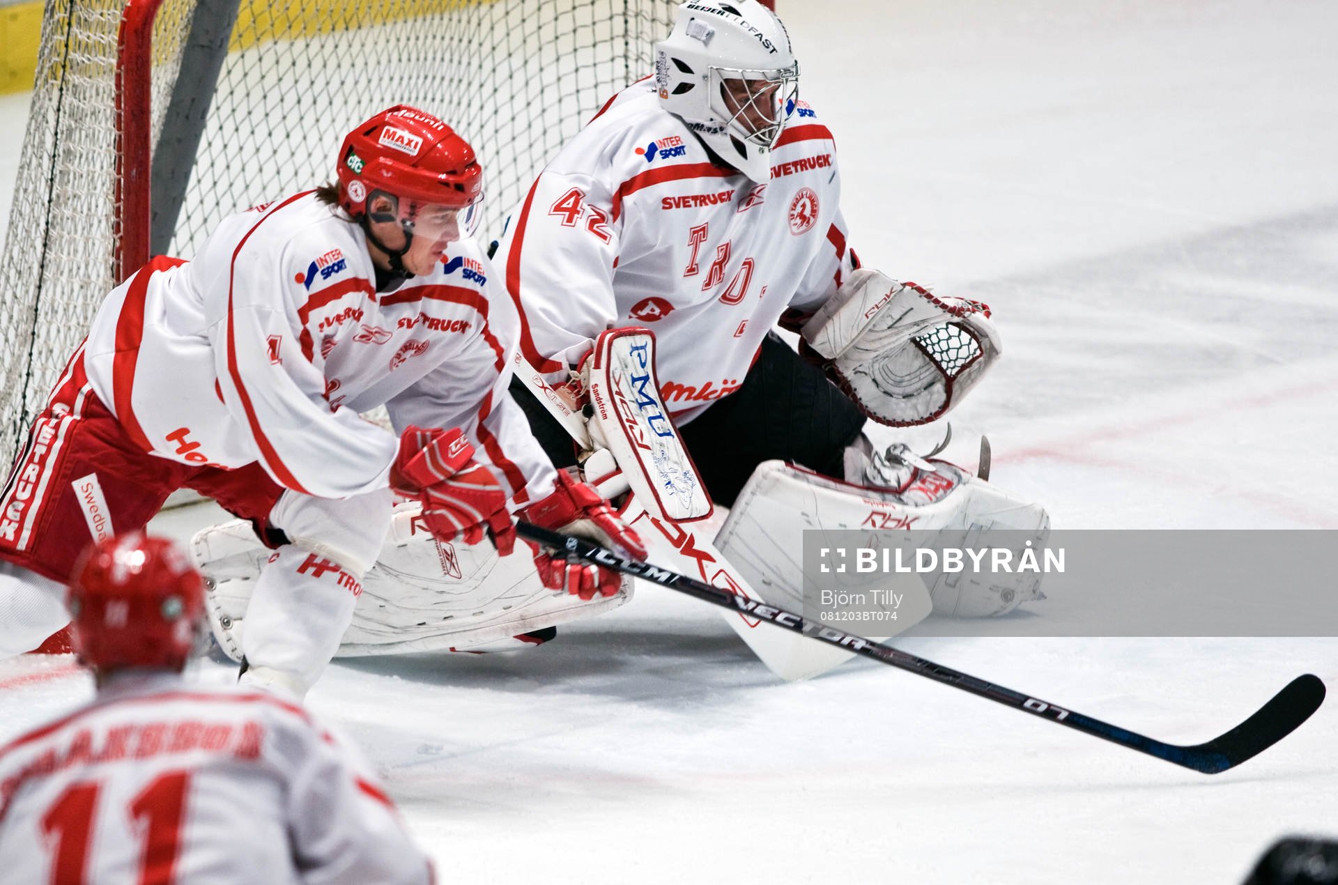 Petter Sandström, målvakt, Troja