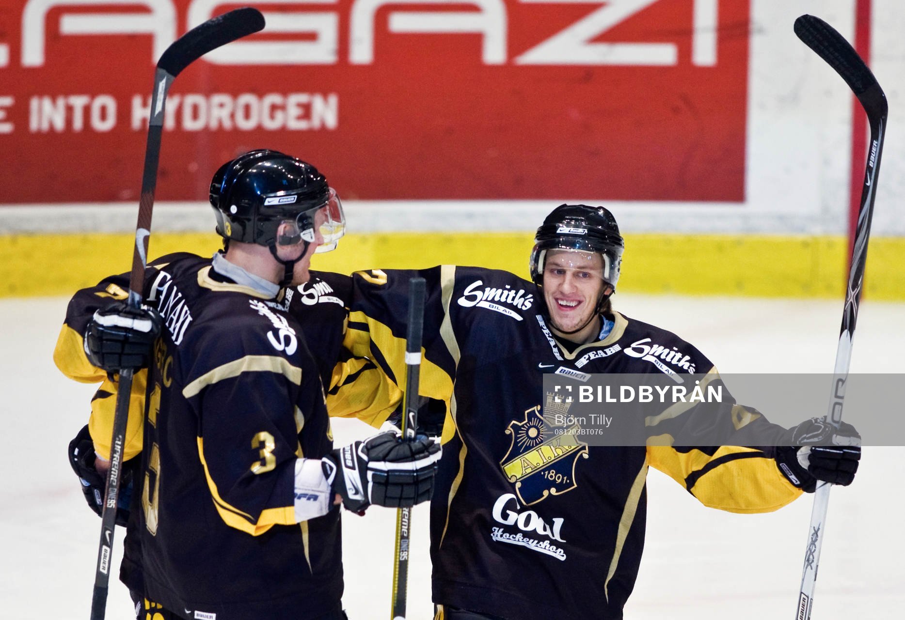 Andreas Jungbeck, och Jonas Westerling, AIK