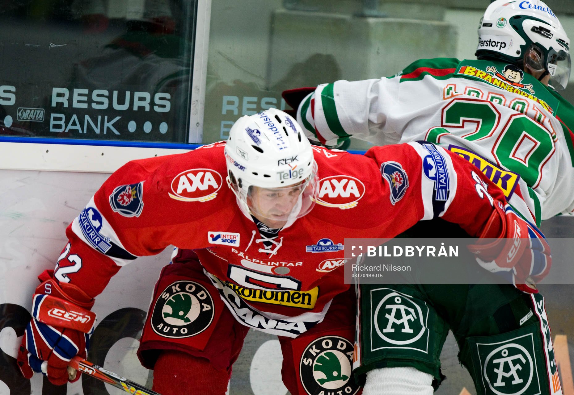 Stefan Bemström, Södertälje och Chris Abbott, Rögle