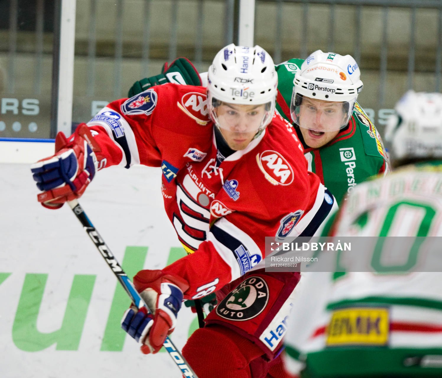 Linus Videll, Södertälje och Stefan Erkgärds, Rögle