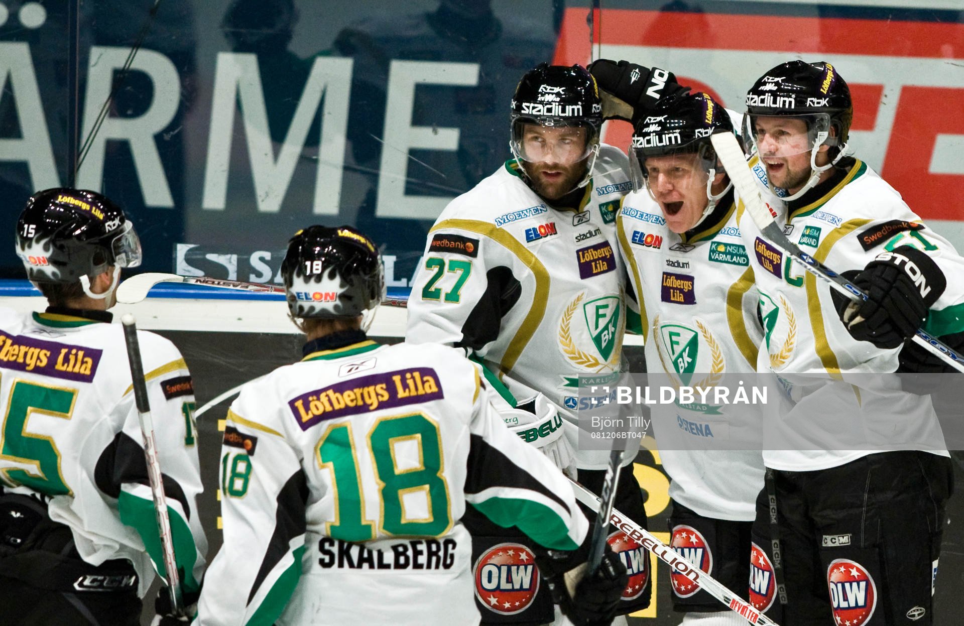 Emil Kåberg, Jesper Mattsson och Rickard Wallin, Färjestad