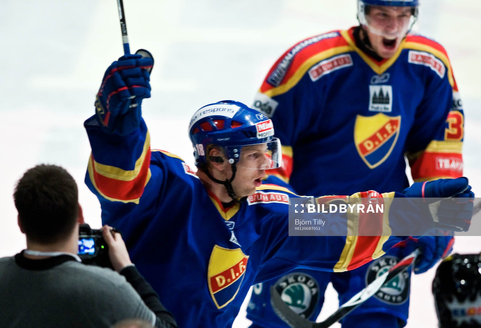 Michael Holmqvist, Djurgården. Jubel