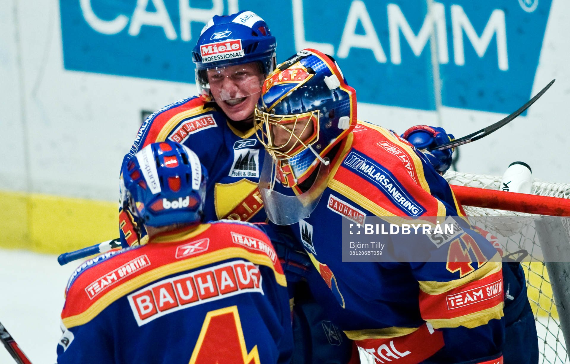 Henrik Eriksson och Gustaf Wesslau, målvakt, Djurgården,
