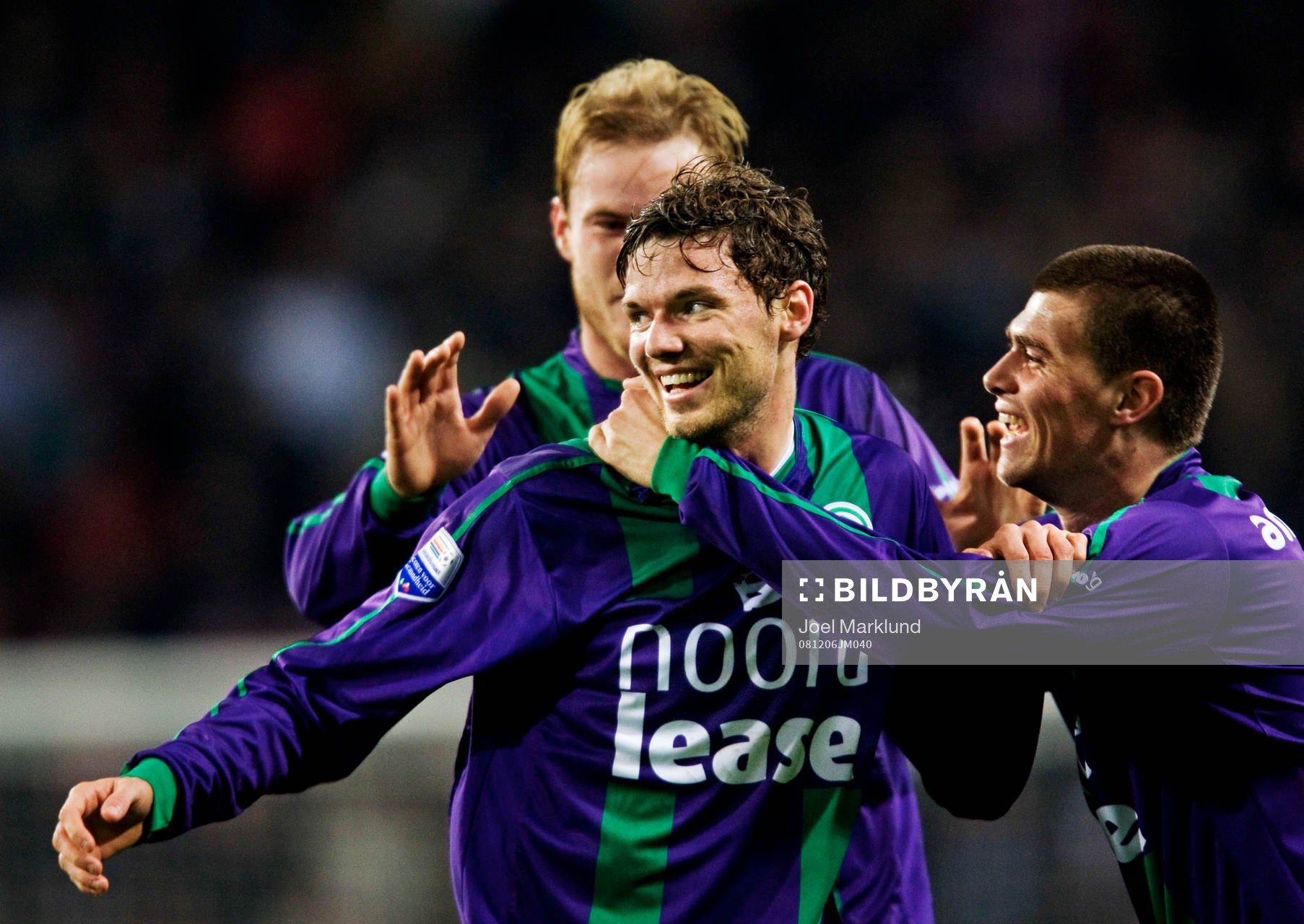 Fredrik Stenman, Marcus Berg och Danny Holla, Groningen,