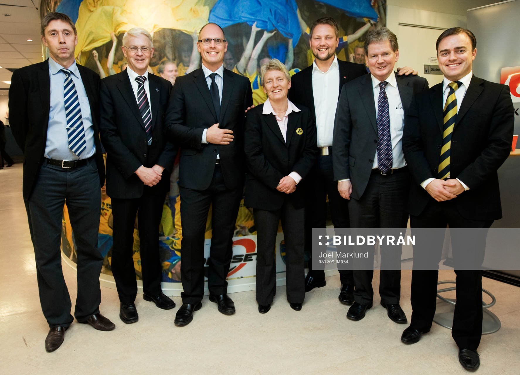 Jan Larsson, SvFF, Sune Hellströmer, SvFF, Carl-Henrik Stjerna, Svenska spel, Susanne Erlandsson, EFD, Johan Lindvall, Svenska spel, Tommy Theorin, SEF, och Jakob Wetter, Svenska spel.