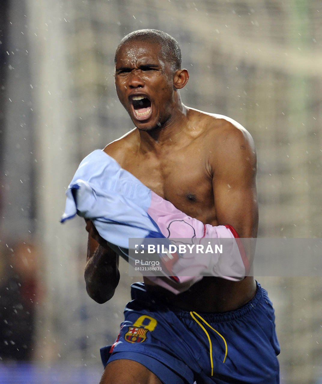 Samuel Etoo, jubel, glädje